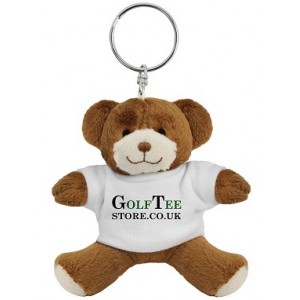 Promotional Personalised Teddy Bear With Key Ring