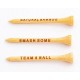 Personalised Engraved Bamboo Golf Tees 54mm / 70mm / 83mm
