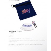 Zipped or Drawstring Golf Gift Bag-GBZ4