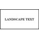 Landscape Format for your text or Image